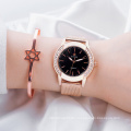 WWOOR 8877 New Watches Women New Style Quartz Wristwatches Diamond Watch Stainless Steel Mesh Fashion Reloj de mujer